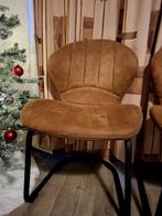 2 eettafel stoelen, Huis en Inrichting, Stoelen, Ophalen, Twee, Bruin, Zo goed als nieuw