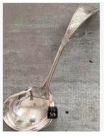 Soep lepel mooie bewerkt, verzilverd, 18 cm, Antiek en Kunst, Ophalen of Verzenden