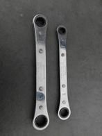 2 snap-on ring ratel sleutels Engels maat zie foto, Auto diversen, Ophalen of Verzenden, Zo goed als nieuw