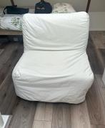 Slaapfauteuil van IKEA: Lycksele lövås, Ophalen, Gebruikt, Eenpersoons, Wit