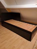 Uitschuifbaar bed, Ophalen, Tweepersoons, Zo goed als nieuw, 180 cm