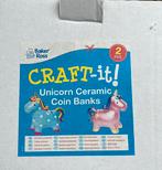 Knutselpakket spaarpot unicorn / eenhoorn, Ophalen, Nieuw