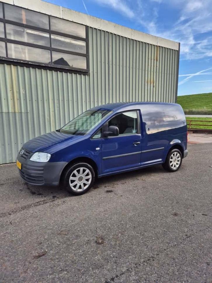 Volkswagen caddy 2004 Blauw, Auto's, Bestelauto's, Particulier, ABS, Airbags, Airconditioning, Android Auto, Bluetooth, Centrale vergrendeling