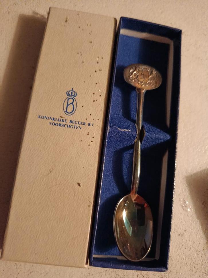 Koninklijke Begeer Lepel in Doos den haag, Antiek en Kunst, Antiek | Bestek, Ophalen of Verzenden