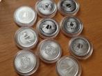 Tube Scottsdale Mint: 10 x 0,5 oz Silver Rouds. (Zilver), Ophalen of Verzenden, Zilver