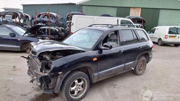 Hyundai Santa Fe 2006 2.4 16v G4JS Zwart EB onderdelen beschikbaar voor biedingen