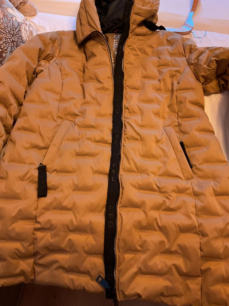 Prachtige dames winterjas, Verzenden, Zo goed als nieuw, Maat 46/48 (XL) of groter, Geel