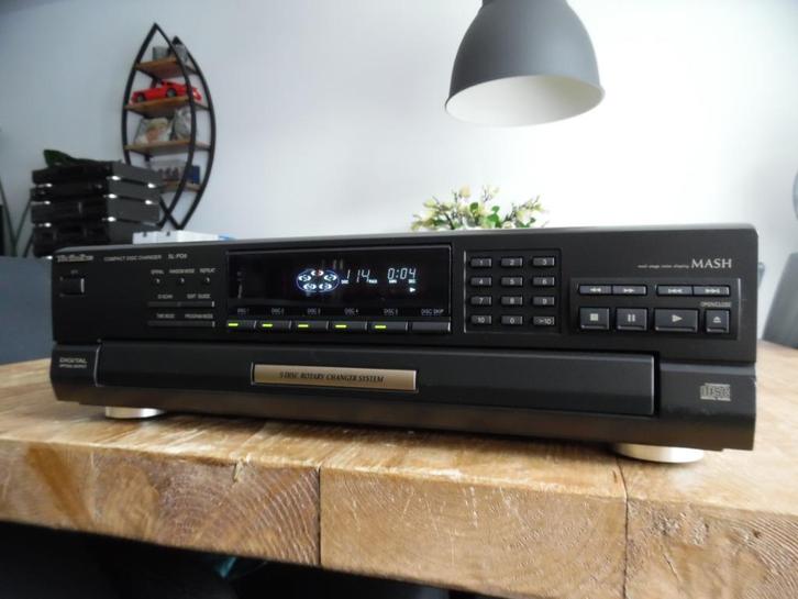 Mooie Technics 5-disc rotary MASH CD wisselaar type SL-PD9, Audio, Tv en Foto, Cd-spelers, Zo goed als nieuw, Technics, Wisselaar