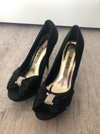 Pumps/hakken, maat 38, met strass, in goede staat, Kleding | Dames, Schoenen, Pumps, Zwart, Ophalen of Verzenden, Zo goed als nieuw
