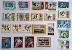 ZI45 / Kavel voetbal WK 1970 Mexico (22 zegels), Postzegels en Munten, Ophalen of Verzenden, Gestempeld, Sport