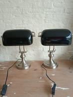 Bankierslamp ( set), Ophalen of Verzenden, Gebruikt, Minder dan 50 cm