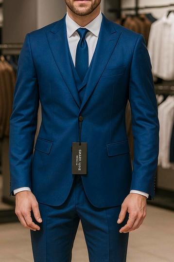 Blauw herenpak Smart Line - Nieuw! Met prijskaart! beschikbaar voor biedingen