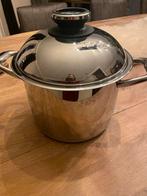 AMC Kookpan met deksel (8 liter), Kookpan of Snelkookpan, Inductieplaat, Ophalen of Verzenden, Zo goed als nieuw