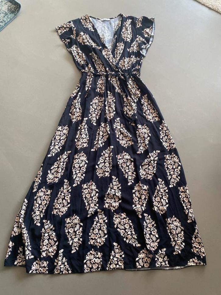 Maxi dress maat M, Kleding | Dames, Jurken, Zo goed als nieuw, Maat 38/40 (M), Blauw, Onder de knie, Ophalen of Verzenden