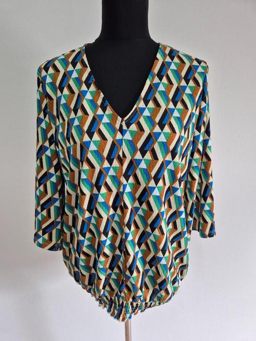 Top57 - Mooie Desigual top met lange mouwen mt M (1), Kleding | Dames, Tops, Zo goed als nieuw, Maat 38/40 (M), Zwart, Lange mouw