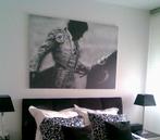 Zwart-wit canvas doek toreador, Huis en Inrichting, Ophalen, Oorspronkelijke maker, 125 cm of meer, 75 cm of meer