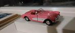 Welly Chevrolet Corvette 1957 - Roze, Hobby en Vrije tijd, Modelauto's | 1:18, Ophalen of Verzenden, Zo goed als nieuw, Auto, Welly
