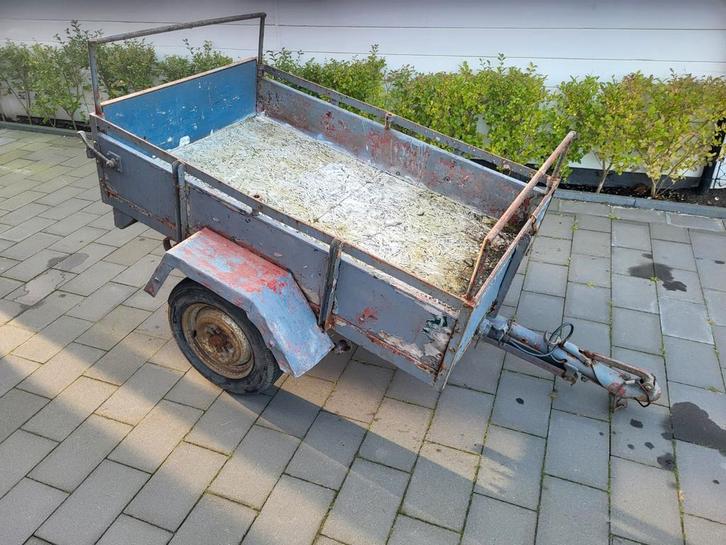 Kleine aanhanger - Opknapper met nieuwe bodemplaat, Hobby en Vrije tijd, Knutselen, Ophalen