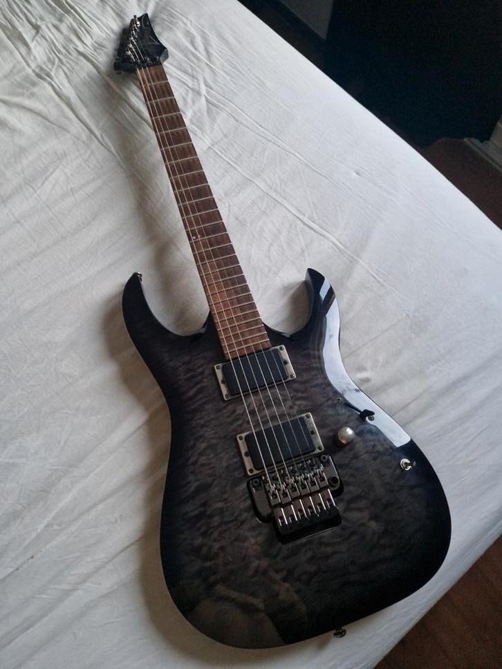 Ibanez RGA72TQMZ, Muziek en Instrumenten, Snaarinstrumenten | Gitaren | Elektrisch, Zo goed als nieuw, Solid body, Ibanez, Ophalen of Verzenden