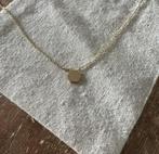 Geelgouden 14krt ketting met hanger 43cm, Met hanger, Nieuw, Ophalen of Verzenden, Goud