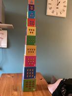 Bumba Kubussen Stappeltoren 106cm hoog,zie foto’s((Ophalen)), Ophalen, Zo goed als nieuw, Jongen of Meisje