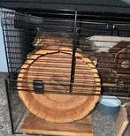 Interzoo hamsterkooi zwart - compleet met accessoires!, Kooi, Zo goed als nieuw, Hamster, Ophalen