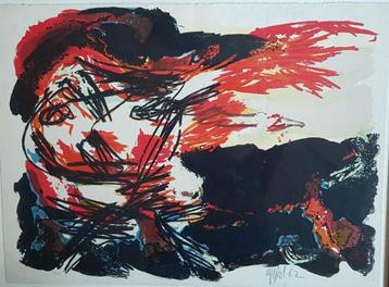 Karel Appel(1921)Kleuren Lithografie " Le Chat " Ges Gen Ged beschikbaar voor biedingen