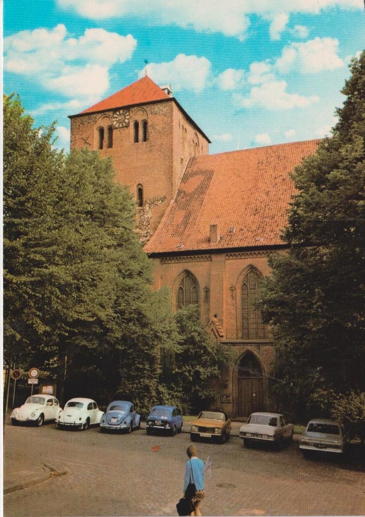 Duitsland, Stade met auto's, Peugeot 304 Cabriolet, Verzamelen, Ansichtkaarten | Buitenland, Ongelopen, Duitsland, 1960 tot 1980