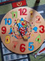 Zgan houten puzzel klok, 10 tot 50 stukjes, Ophalen of Verzenden, Zo goed als nieuw, Van hout