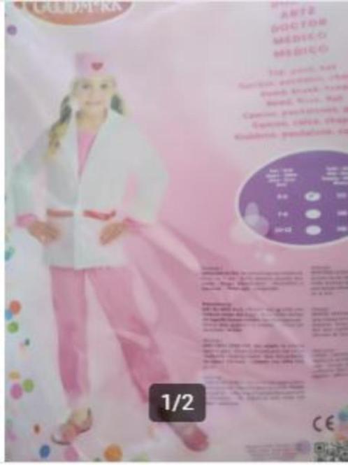 Dokters outfit mt 110, Kinderen en Baby's, Carnavalskleding en Verkleedspullen, Nieuw, Meisje, 110 t/m 116, Ophalen of Verzenden