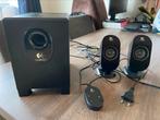 Logitech X210 geluidboxen speakers, Computers en Software, Pc speakers, Gebruikt, Ophalen of Verzenden