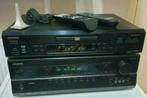 Onkyo stereo set tx-sr307 receiver + cd dvd speler dv-s555, Ophalen of Verzenden, Gebruikt, Cd-speler, Overige merken