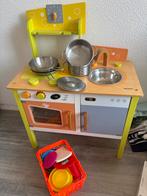 Speelkeukentje met accessoires, Ophalen of Verzenden, Zo goed als nieuw, Hout, Speelkeuken