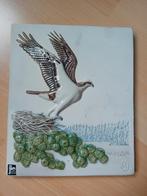 Jie keramiek  visarend vogel, Ophalen
