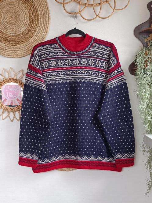 Vintage wollen trui Norway Ijslandse 80s traditional dale, Kleding | Dames, Truien en Vesten, Zo goed als nieuw, Maat 42/44 (L)