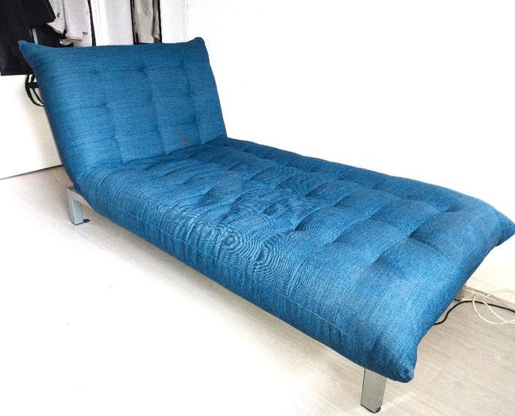 Divan bank slaapbank stretcher, Huis en Inrichting, Slaapkamer | Slaapbanken, Gebruikt, Tweepersoons, Blauw, Ophalen