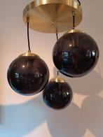 Luxe Hanglamp met Glazen Bollen, Huis en Inrichting, Lampen | Hanglampen, Ophalen, Zo goed als nieuw, Glas, Modern