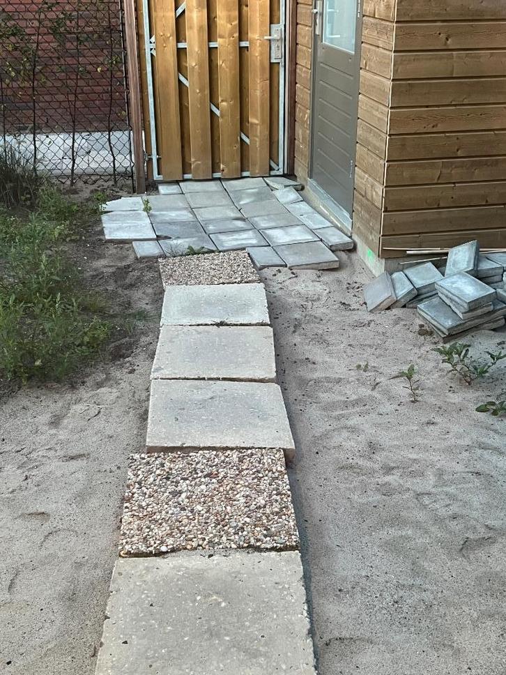 Tegels 60x60, 30x30, 30x15 gratis af te halen, Tuin en Terras, Tegels en Klinkers, Gebruikt, Terrastegels, Beton, 5 tot 10 m²