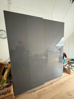 Ikea Pax Schuifdeuren Hoogglans Grijs, Huis en Inrichting, Kasten | Kledingkasten, Ophalen, Kunststof, 100 tot 150 cm, 200 cm of meer