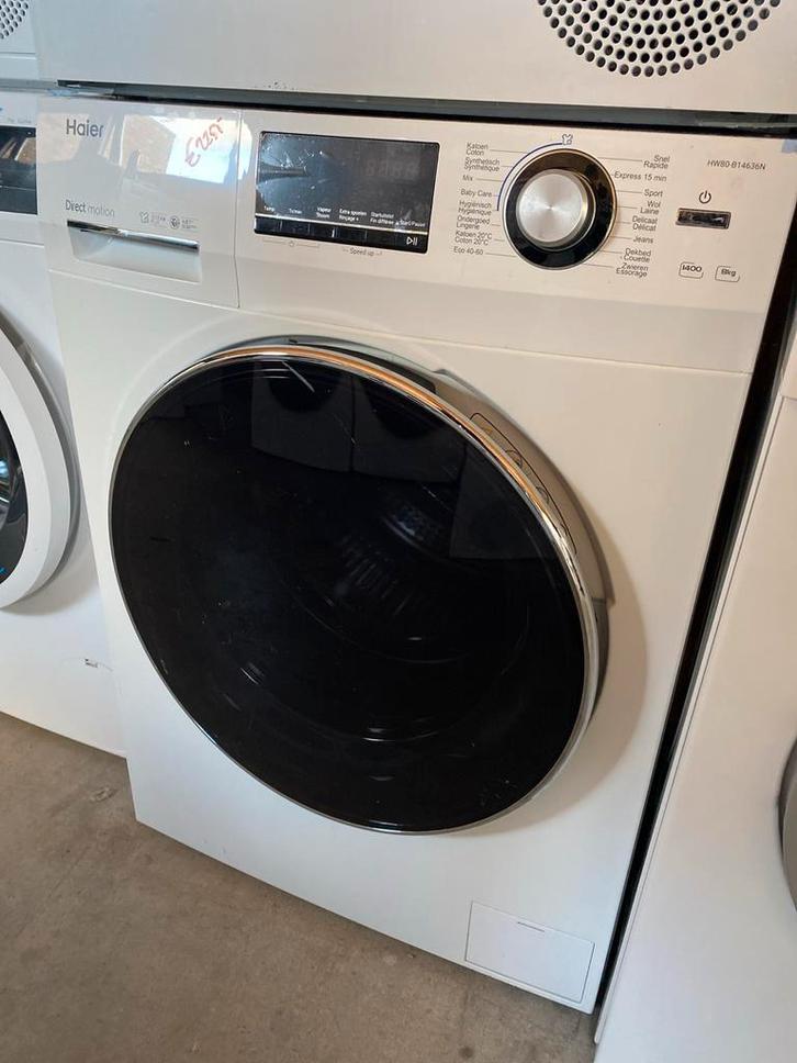 Haier Wasmachine - 8kg Voorlader - zgan - garantie, Witgoed en Apparatuur, Wasmachines, Zo goed als nieuw, Voorlader, 6 tot 8 kg
