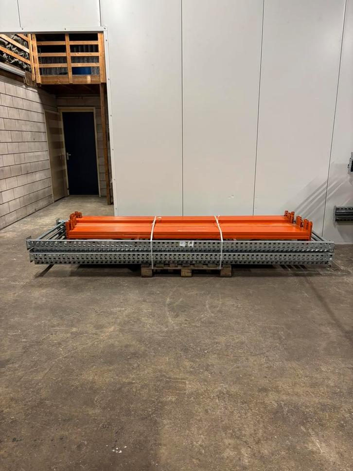 Palletstelling / magazijnstelling / stelling 4x staander, Doe-het-zelf en Verbouw, IJzerwaren en Bevestigingsmiddelen, Gebruikt