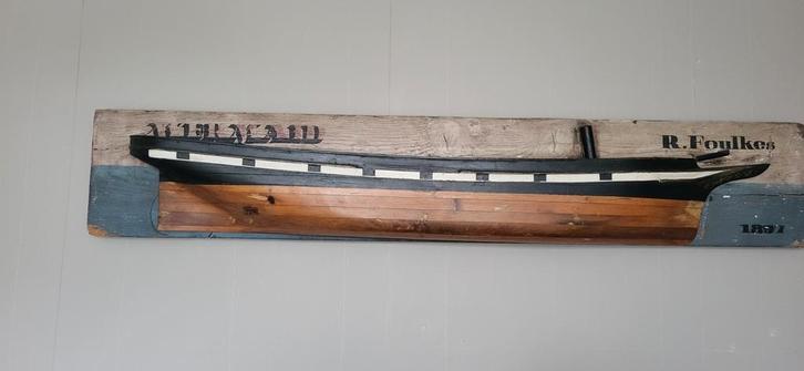 Scheepsmodel R. Foulkes 1897, Verzamelen, Scheepvaart, Ophalen of Verzenden