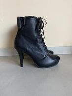 UNISA VETER ENKEL LAARSJES MT:37 NIEUW., Verzenden, Zwart, Lage of Enkellaarzen, Nieuw