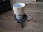 Nieuwe grijze tafellamp., Huis en Inrichting, Lampen | Tafellampen, Ophalen, Nieuw, Landrlijk, Minder dan 50 cm