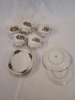 5 kop en schotels Hoensbroek Mankemaborg, Huis en Inrichting, Ophalen of Verzenden, Zo goed als nieuw, Overige stijlen, Kop(pen) en/of Schotel(s)