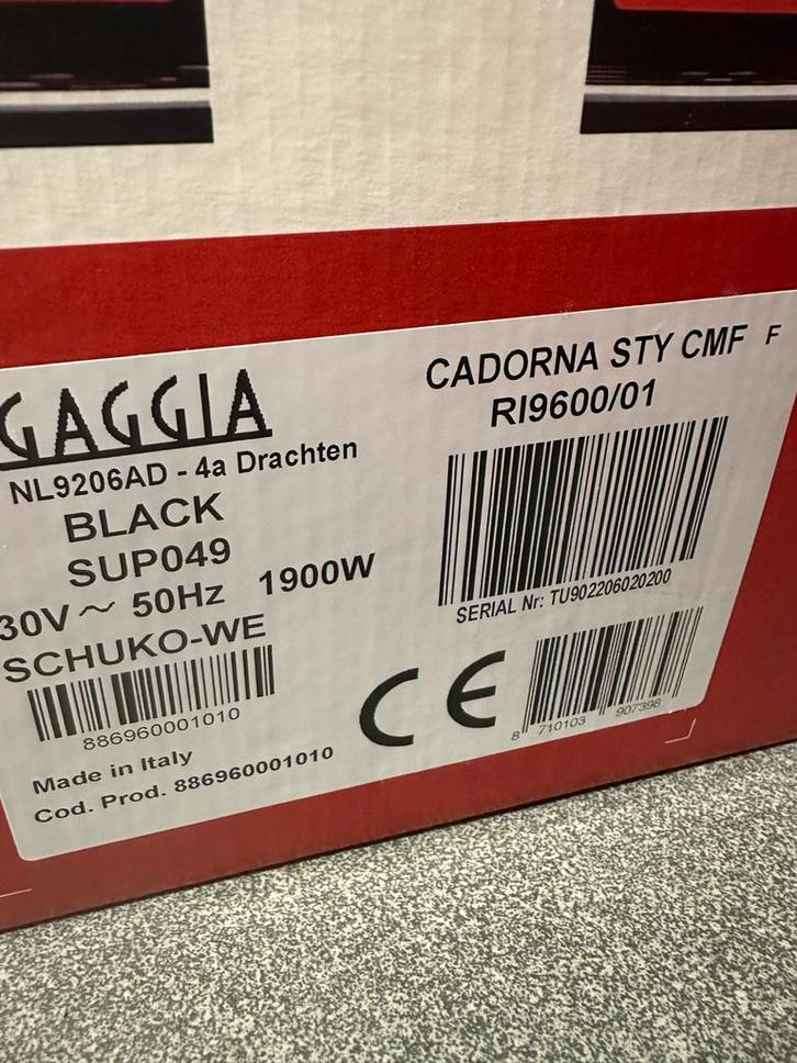 Gaggia Cadorna Style Espressomachine, Witgoed en Apparatuur, Koffiezetapparaten, Nieuw, Koffiebonen, Espresso apparaat, 4 tot 10 kopjes