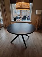 Ronde eettafel diameter 130 cm, Huis en Inrichting, Tafels | Eettafels, Ophalen, Rond, Zo goed als nieuw, Metaal