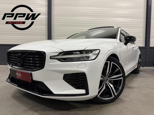 Volvo V60 T6 Recharge AWD R-Design PANO/TREKHAAK/HEAD-UP/MEM, Auto's, Volvo, Bedrijf, Te koop, V60, 360° camera, 4x4, ABS, Achteruitrijcamera