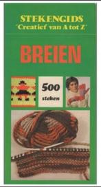 BREIBOEK  stekengids creatief van a tot z breien 500 steken, Hobby en Vrije tijd, Ophalen of Verzenden, Zo goed als nieuw, Breien