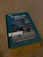 Bedrijfskunde de Basis - Studieboek, Ophalen of Verzenden, Gelezen, Management